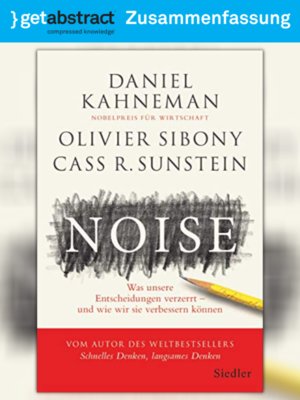 cover image of Noise (Zusammenfassung)